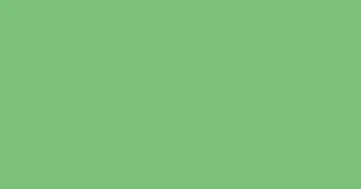 #7bc177 fern color image