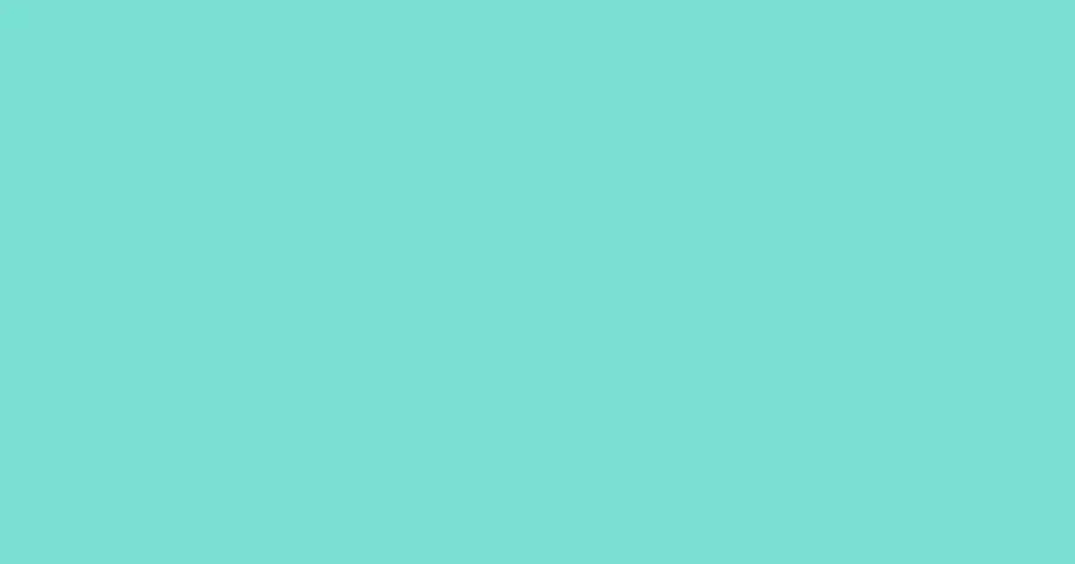 #7be0d4 aquamarine color image