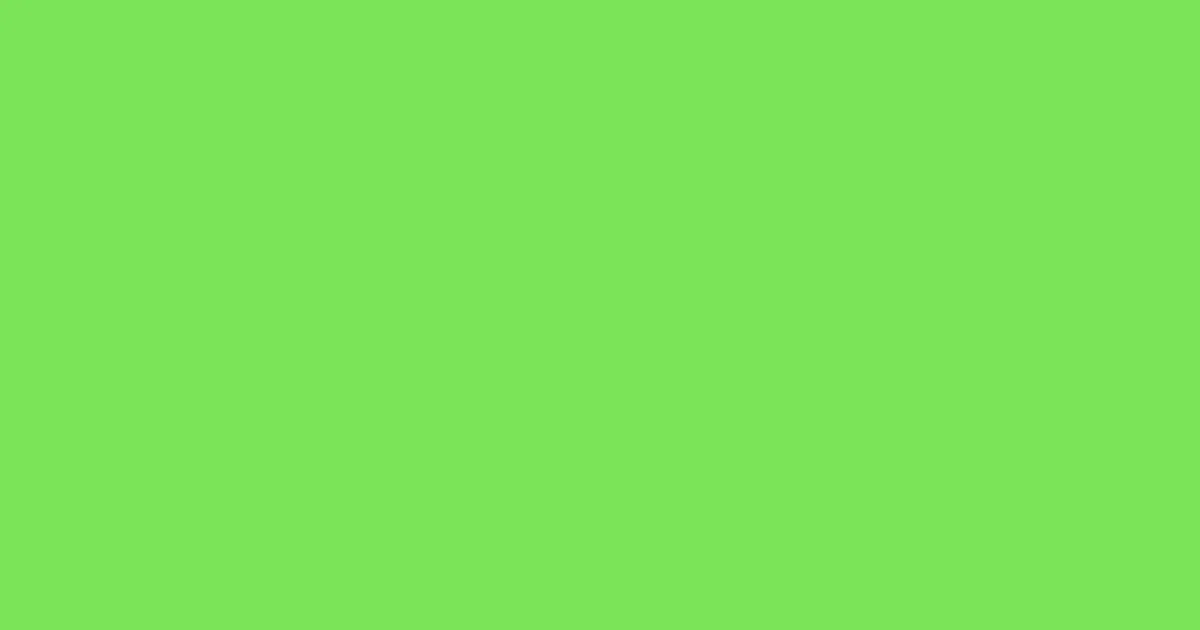 #7be358 pastel green color image
