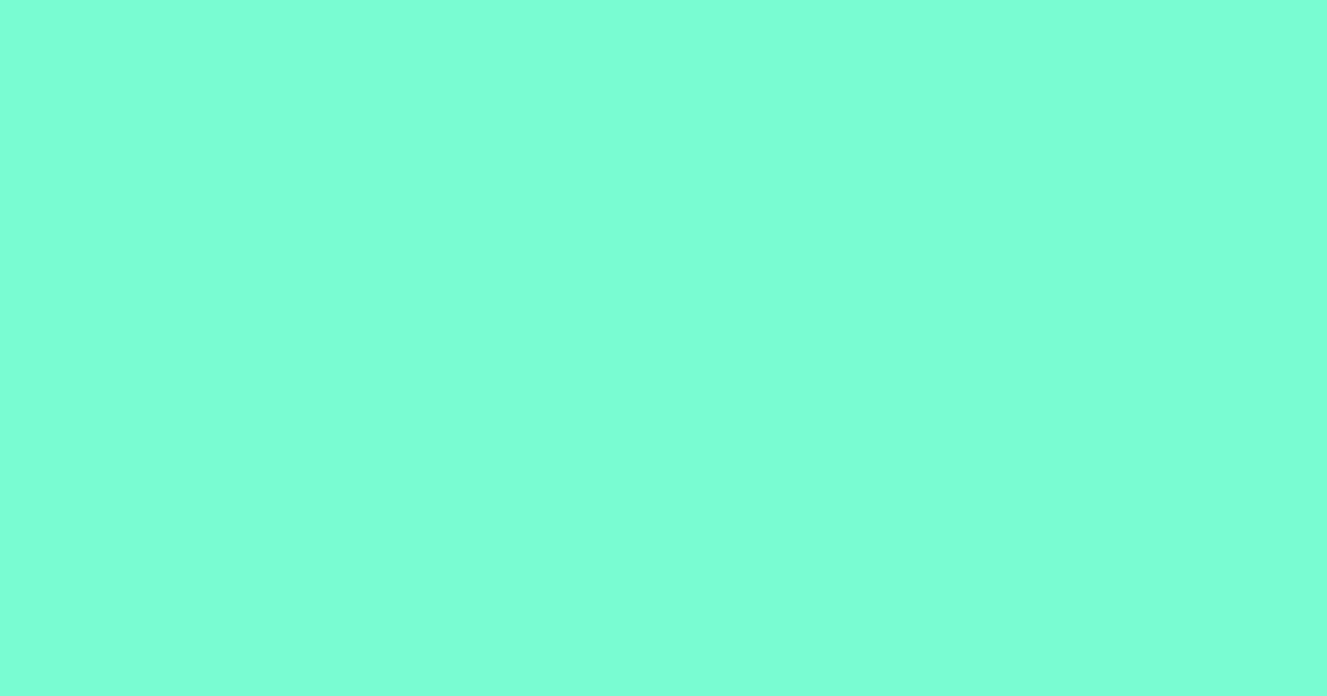 7bfcd3 - Aquamarine Color Informations