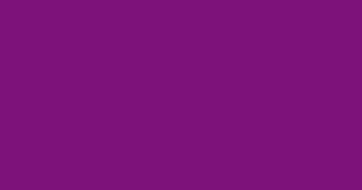 #7c127a violet eggplant color image
