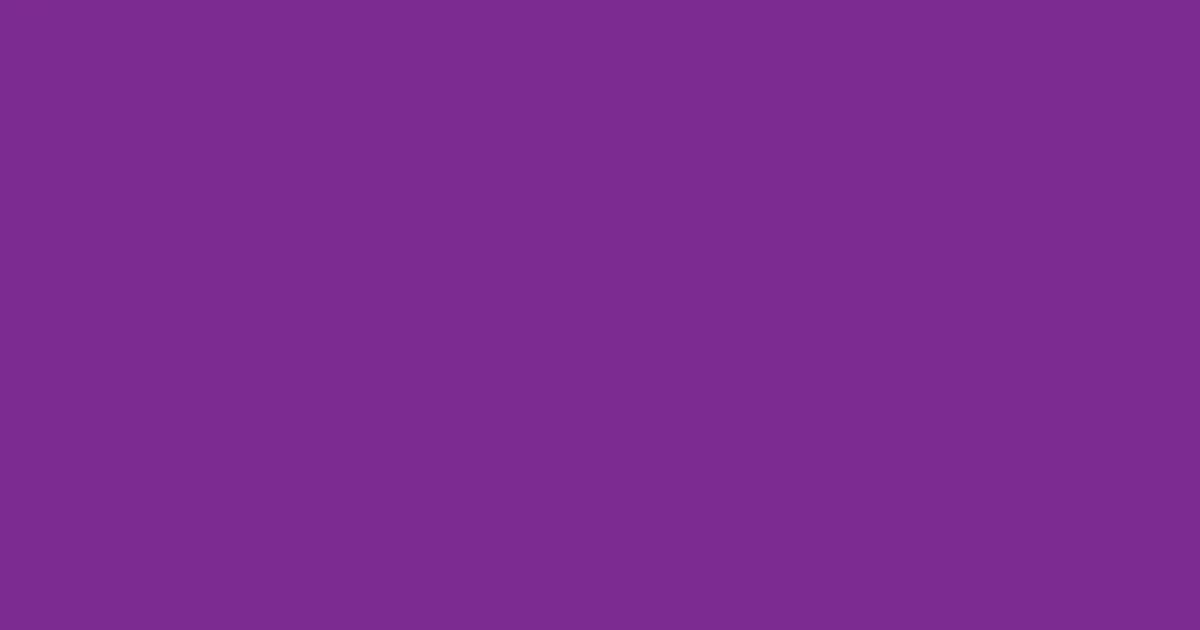 #7c2d8e vivid violet color image
