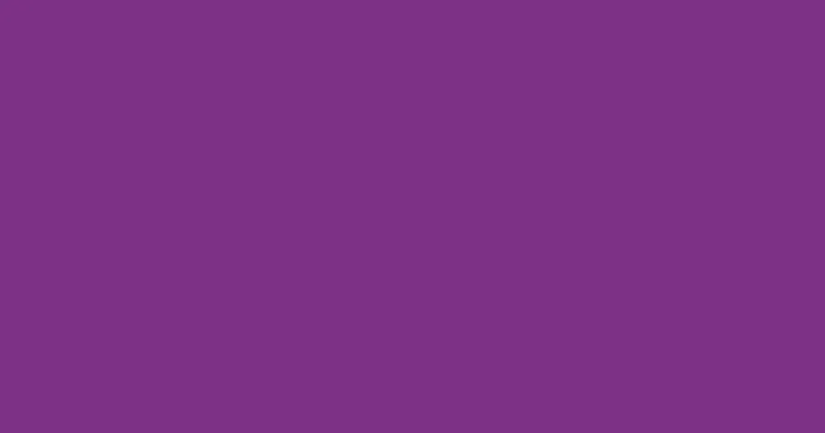#7c3285 vivid violet color image