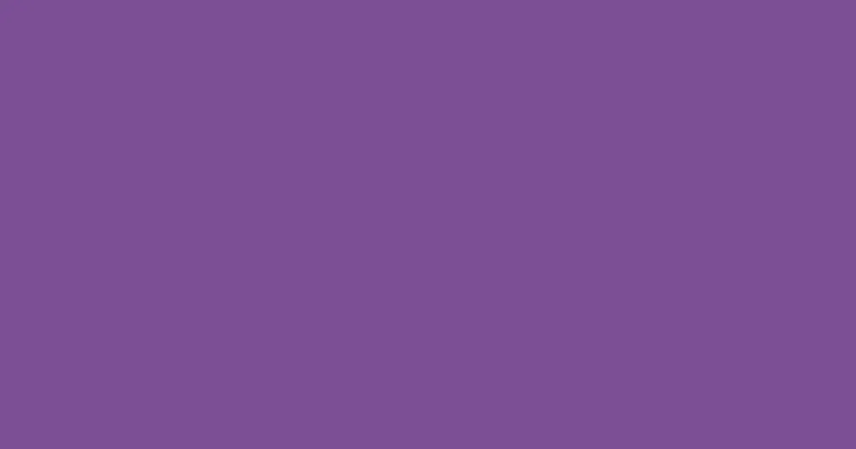 #7c4f95 vivid violet color image