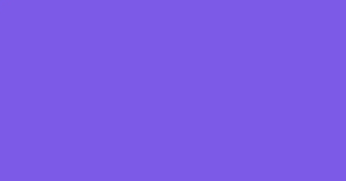 #7c5ae8 medium purple color image