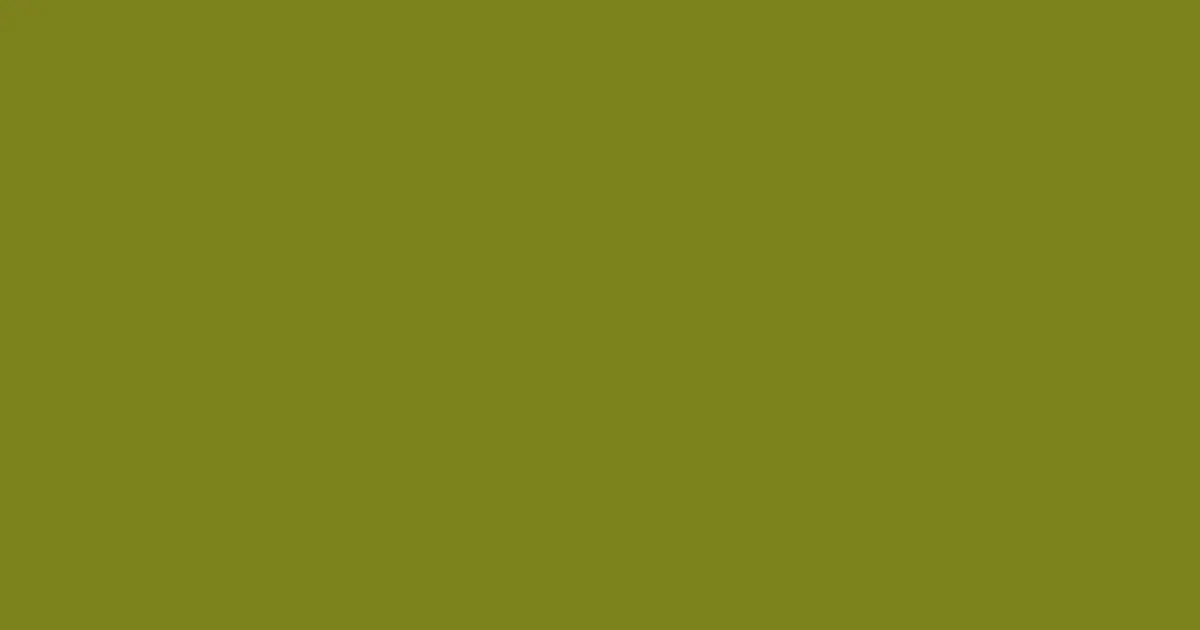 #7c821c trendy green color image