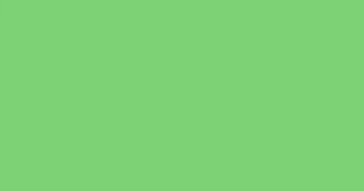 #7cd274 pastel green color image