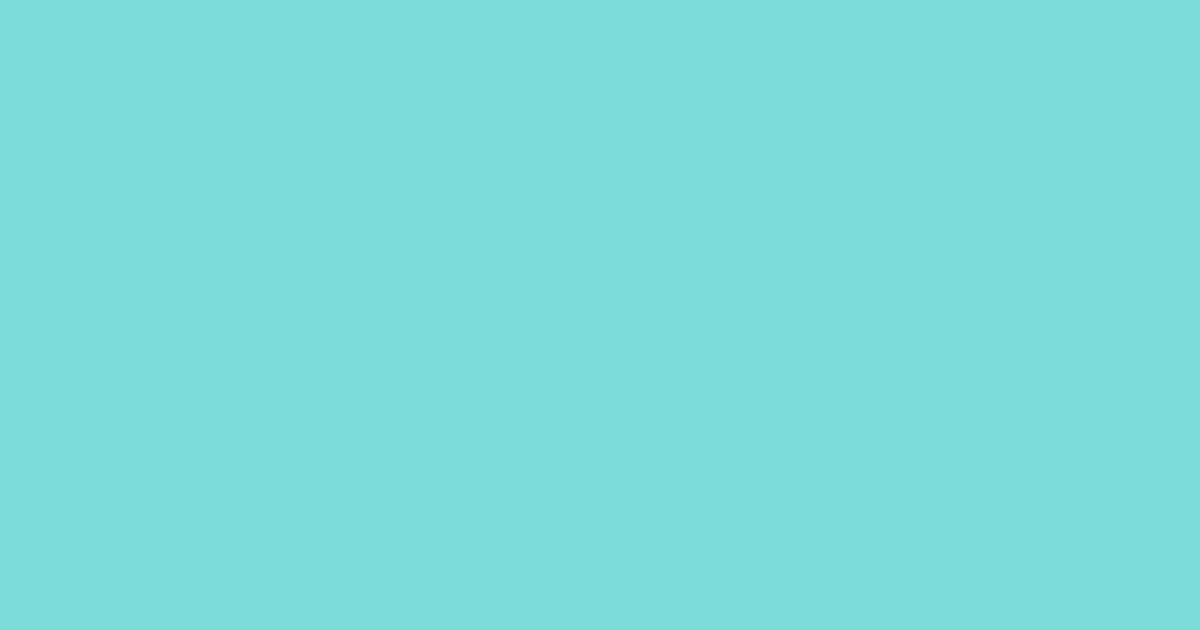 #7cdcda aquamarine color image