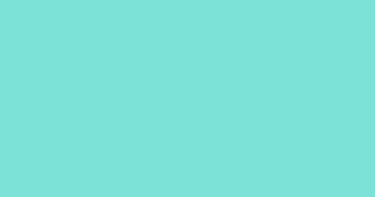 #7ce0d6 aquamarine color image