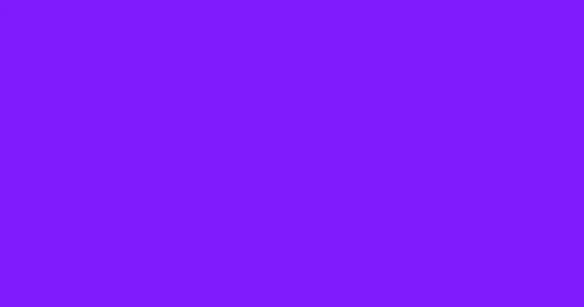 #7d1bff electric violet color image