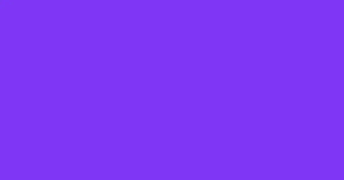 #7d37f6 electric violet color image
