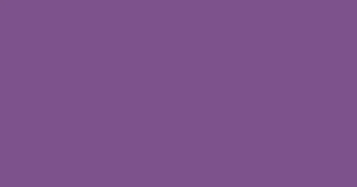 #7d518c vivid violet color image