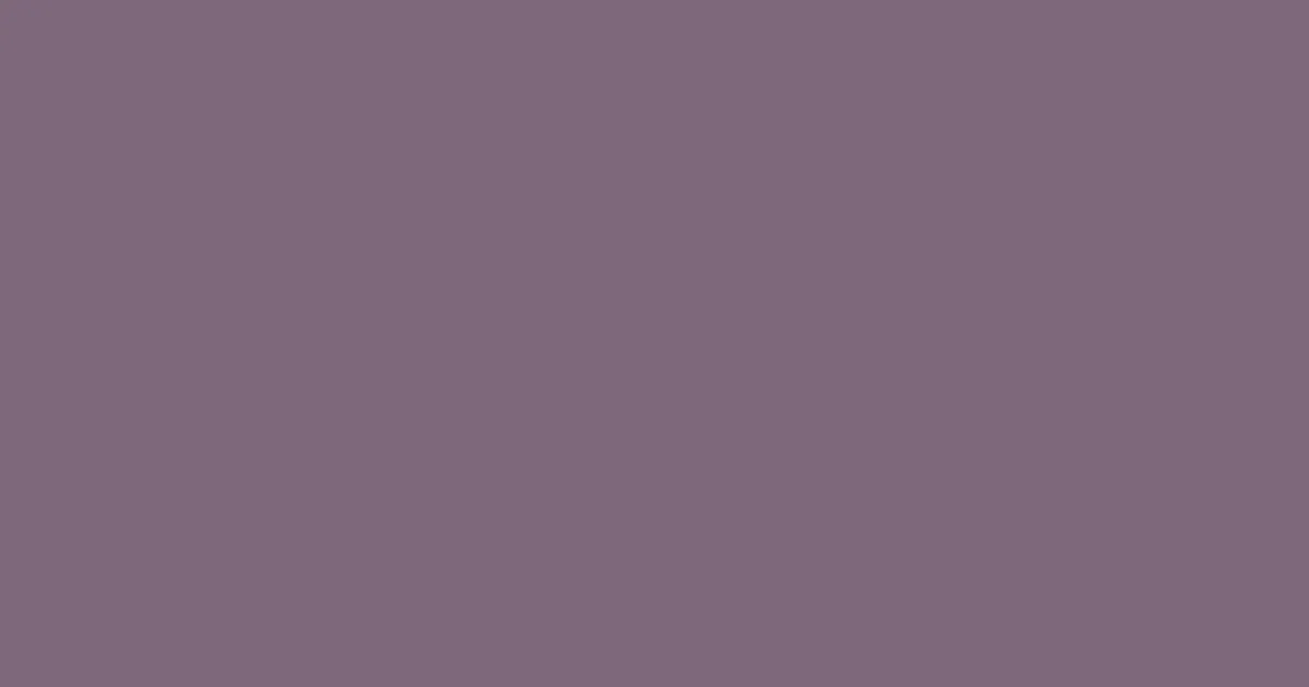#7d687b old lavender color image