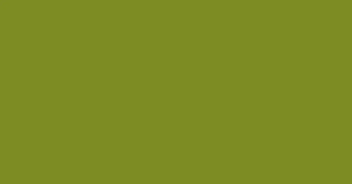 #7d8b22 wasabi color image