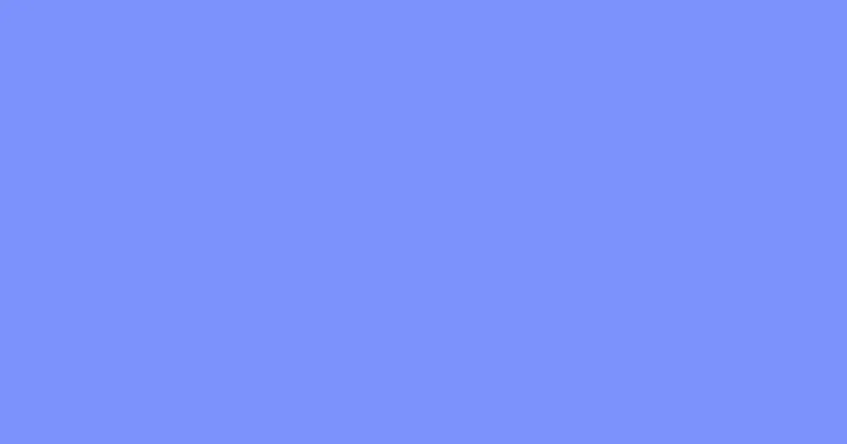 #7d91fb blueberry color image