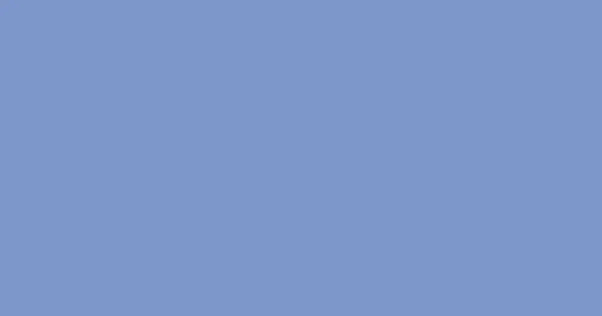 #7d97cb cerulean frost color image