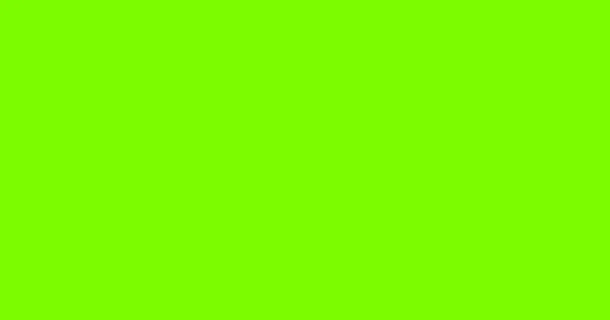 #7dfc00 chartreuse color image