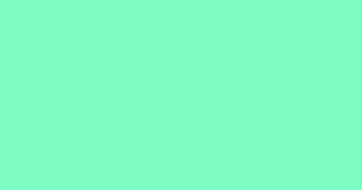 #7dfdc1 aquamarine color image