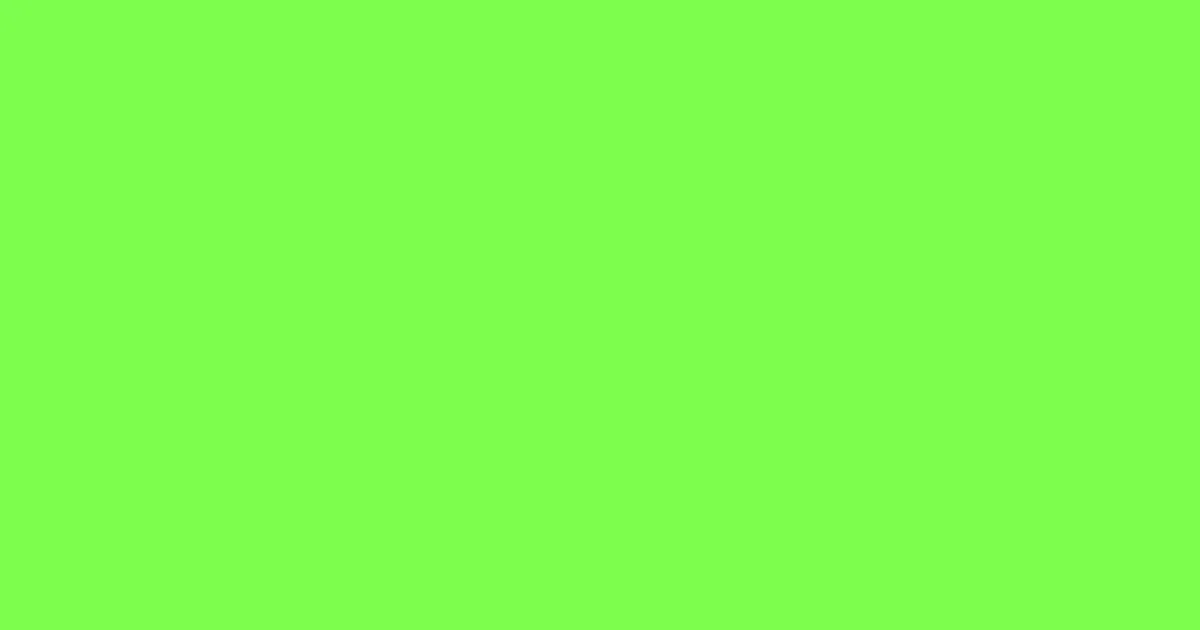 #7dff4c screamin' green color image