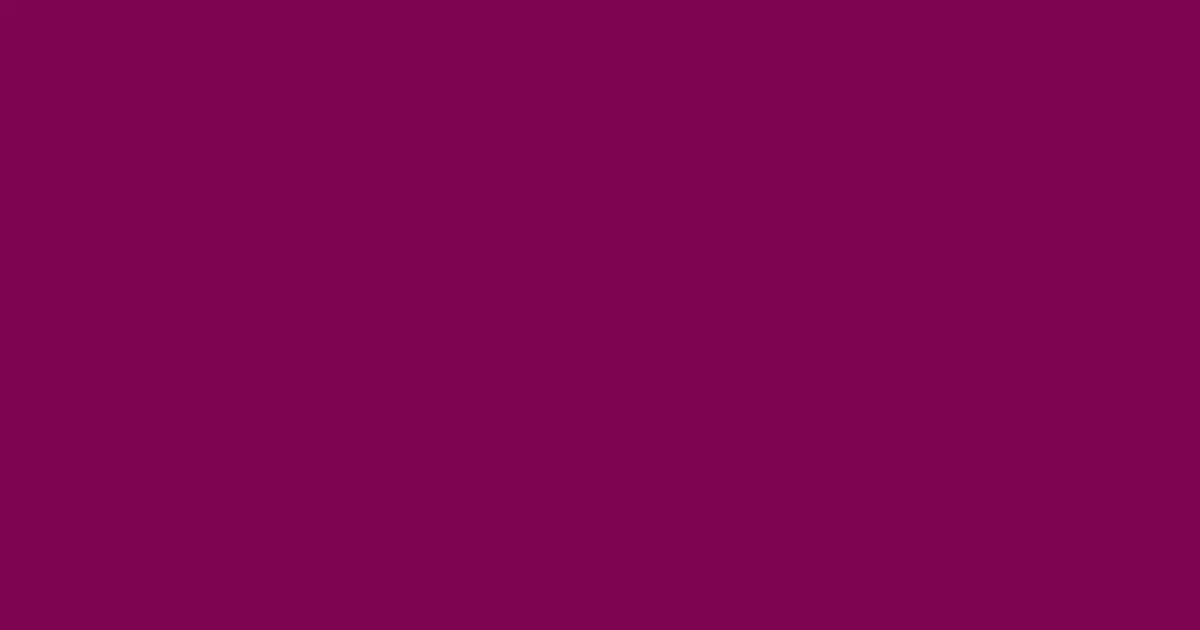 #7e0452 cardinal pink color image