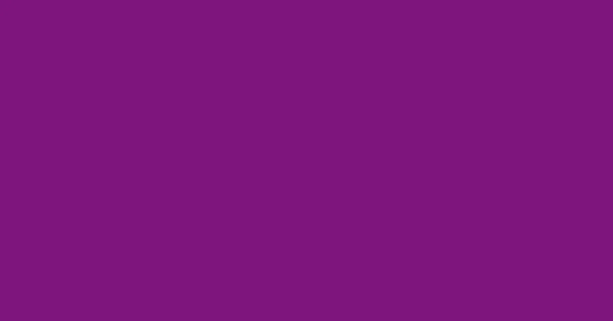 #7e147c violet eggplant color image