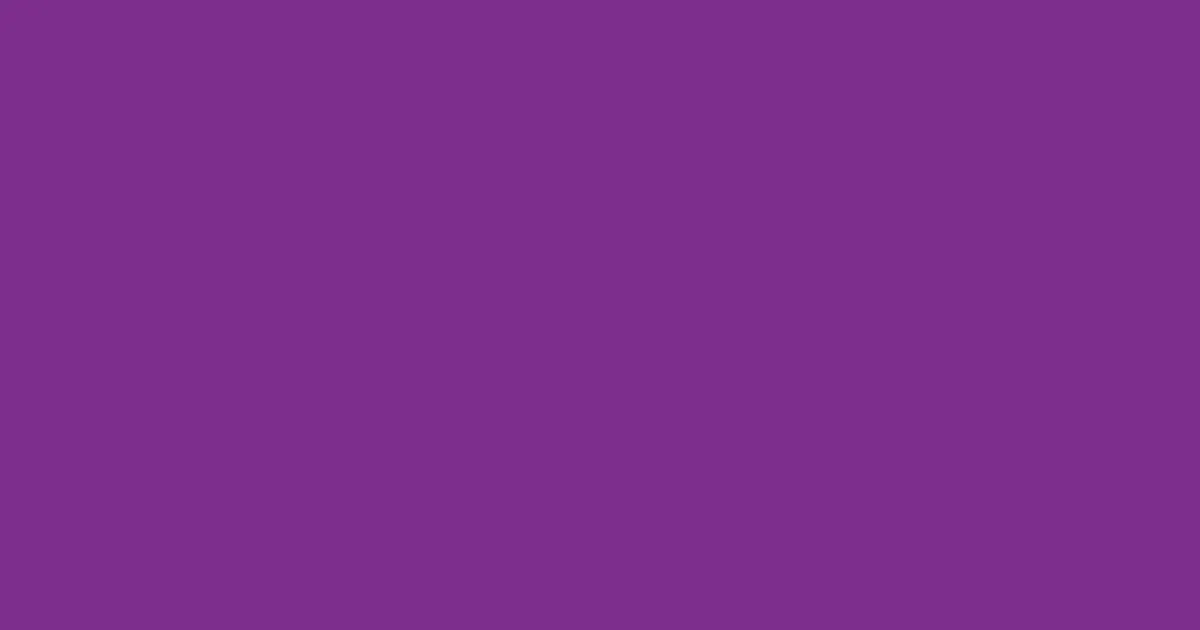 #7e2e8c vivid violet color image