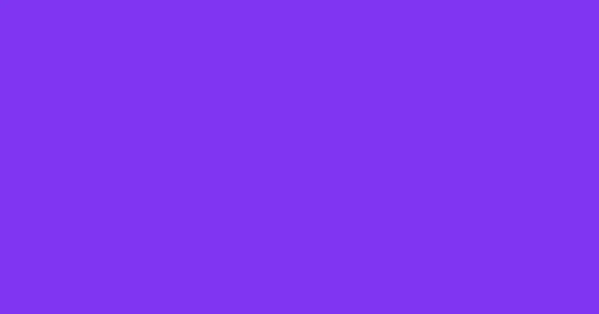 #7e35f2 electric violet color image
