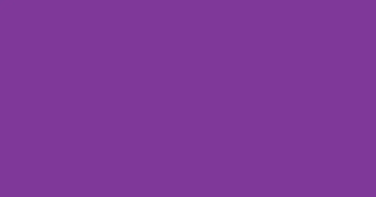 #7e3898 vivid violet color image