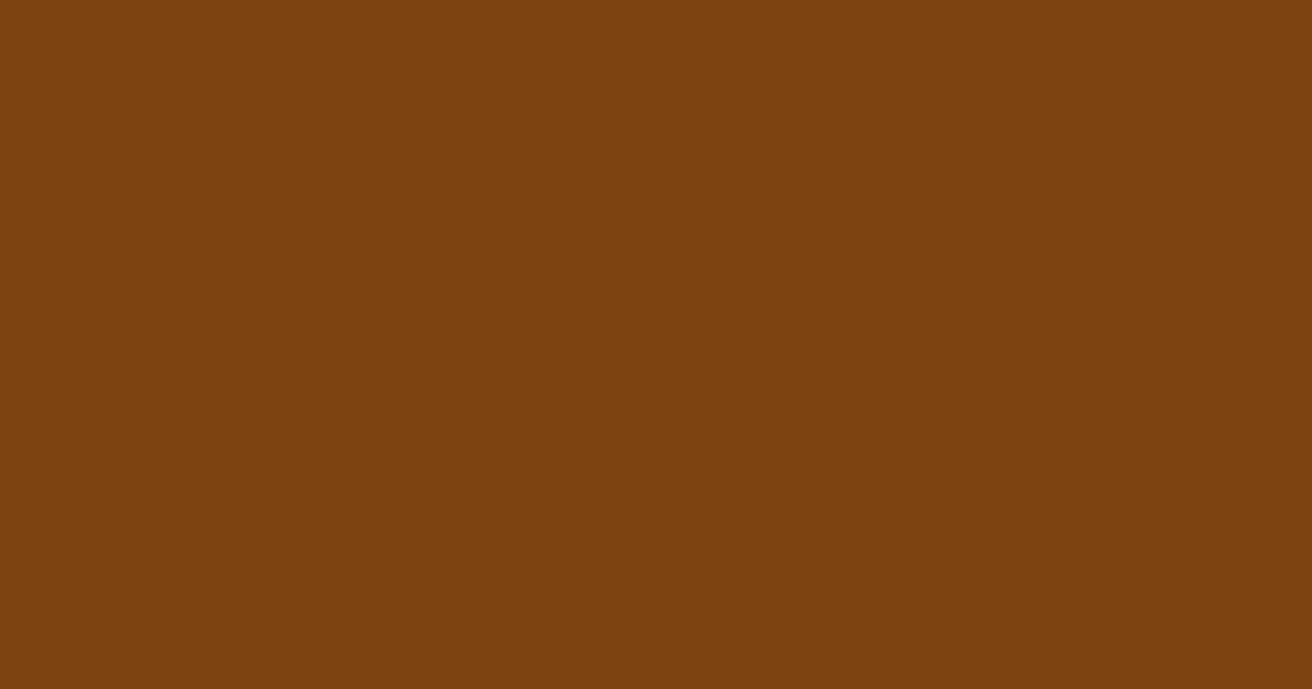 #7e4411 raw umber color image