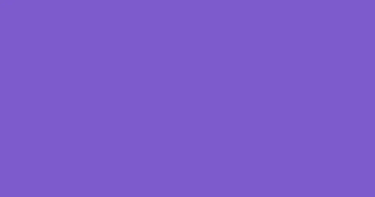 #7e5ace purple heart color image