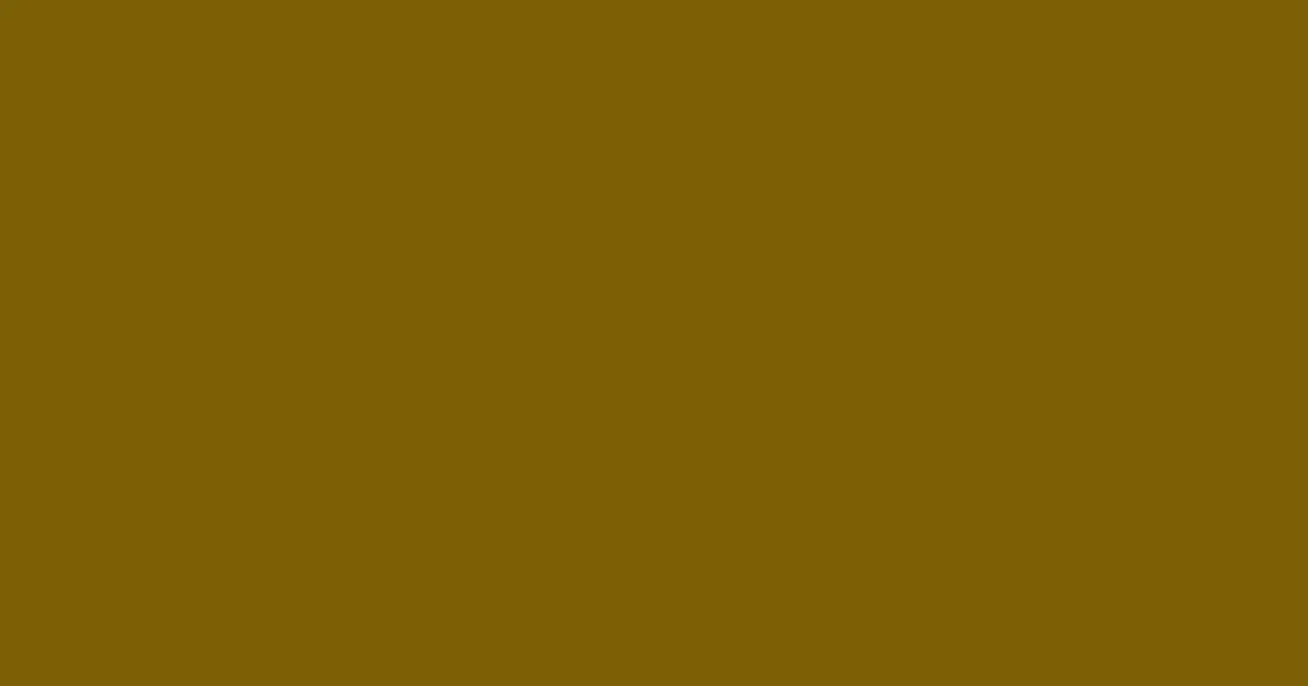 #7e6006 yukon gold color image