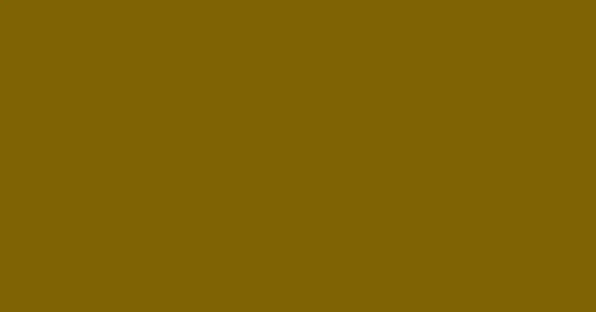 #7e6304 yukon gold color image