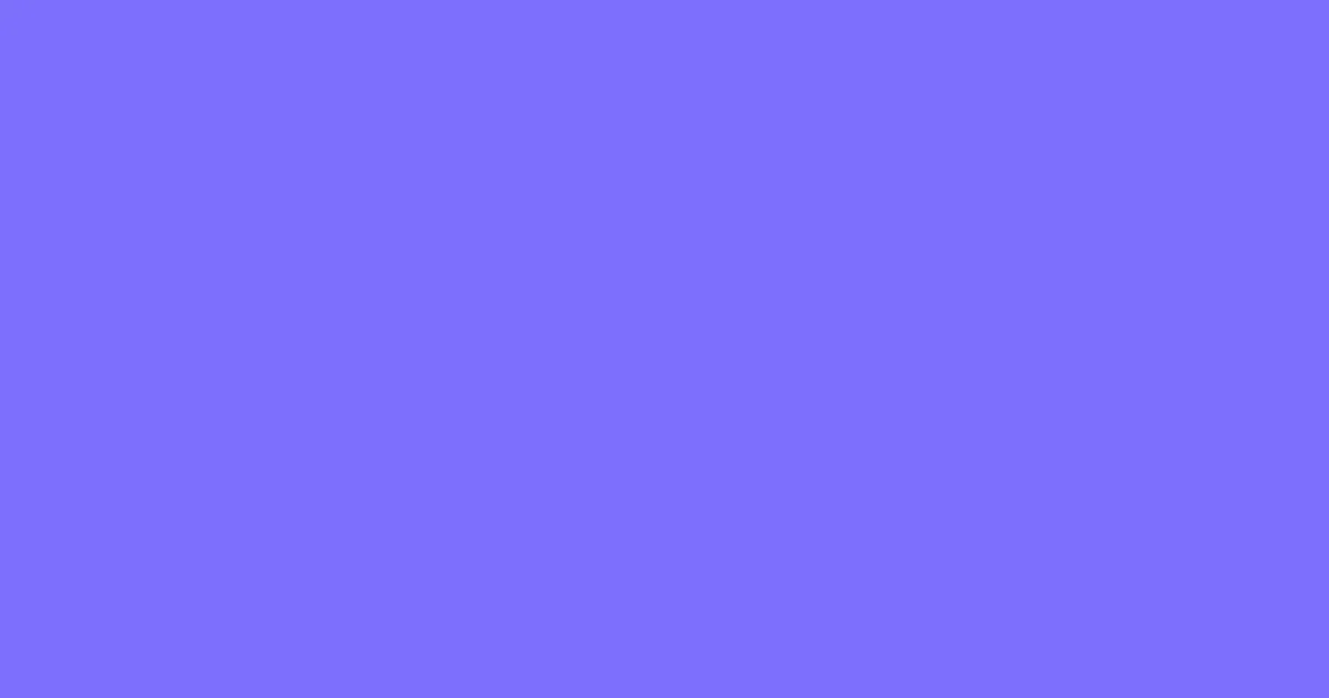 #7e6ffc blueberry color image