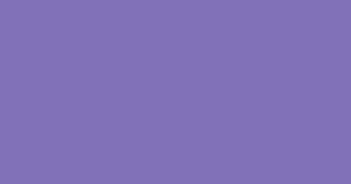 #7e71b5 purple mountain's majesty color image