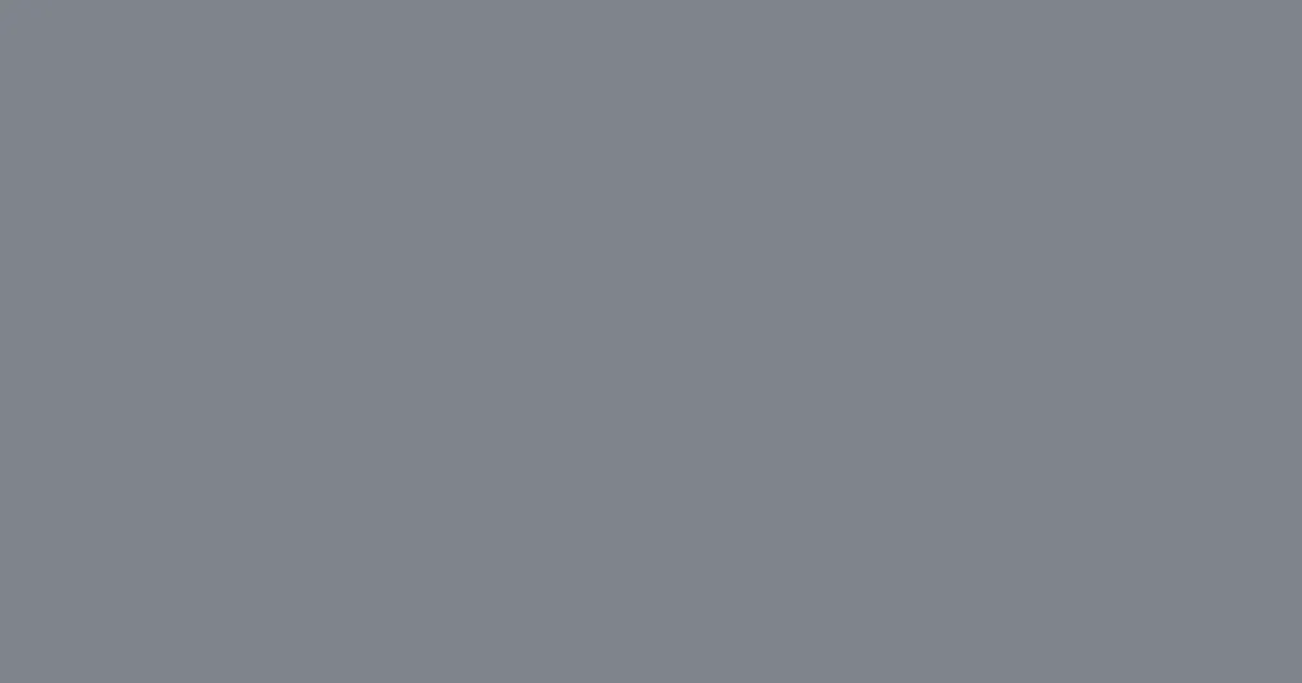 #7e848b oslo gray color image
