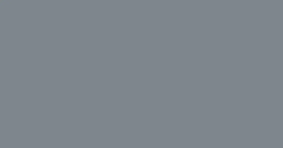 #7e868b oslo gray color image