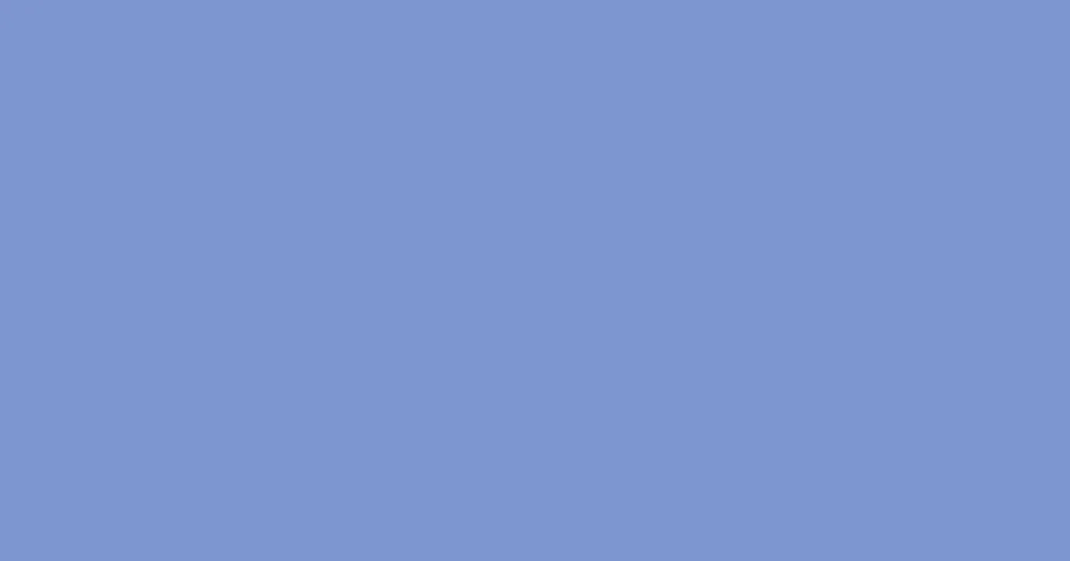 #7e96d0 cerulean frost color image