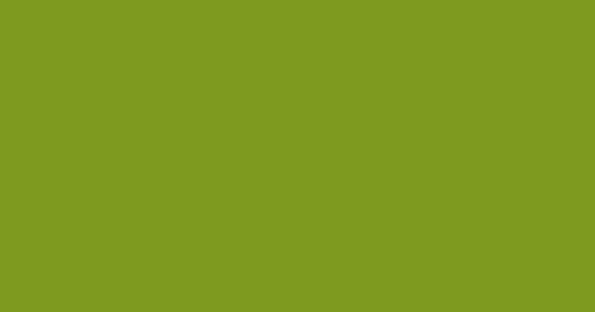 #7e9c1c trendy green color image