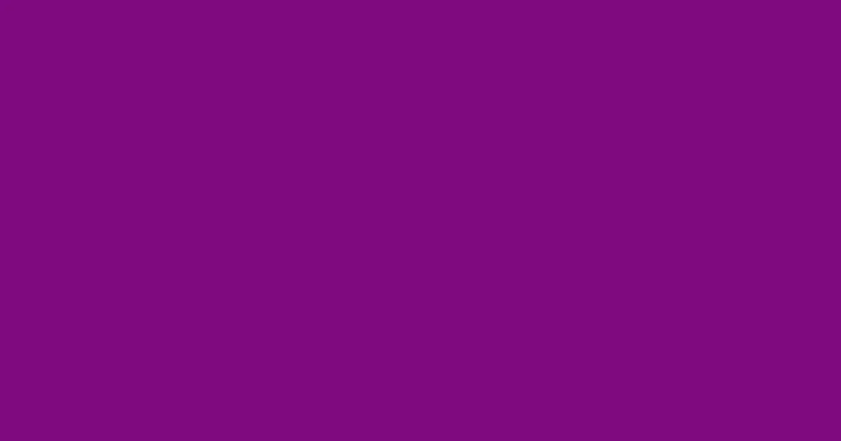 #7f0a7f violet eggplant color image