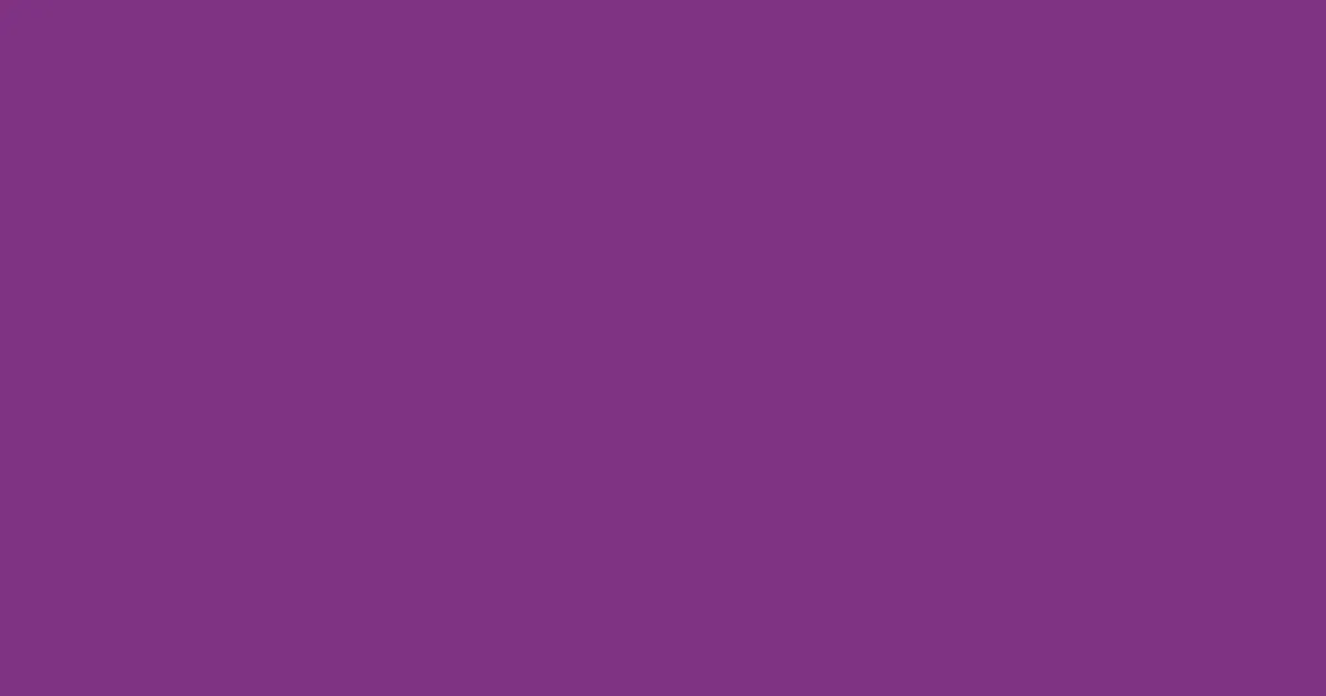 #7f3283 vivid violet color image