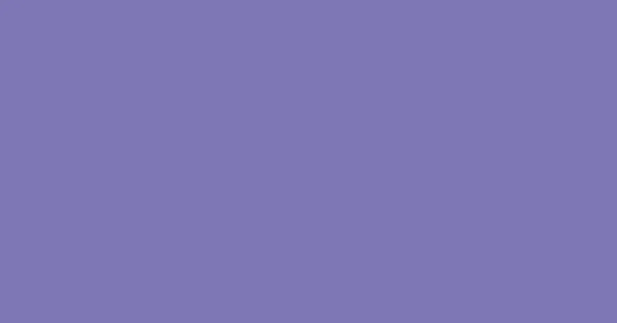 7f77b6 - Wild Blue Yonder Color Informations