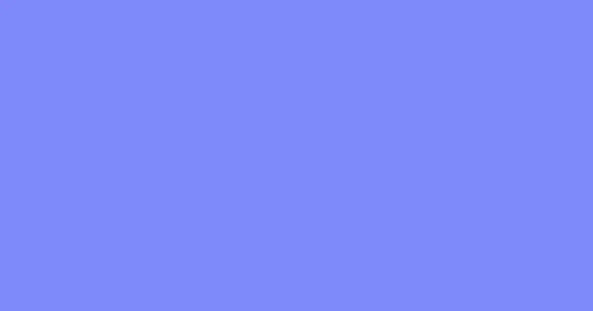 #7f89fa blueberry color image