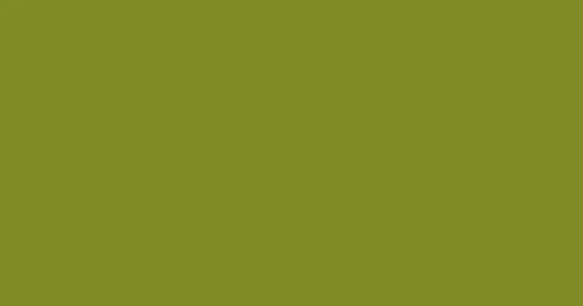 #7f8b28 wasabi color image