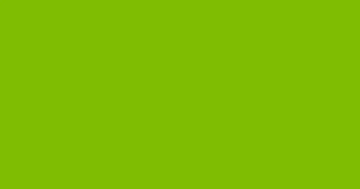 #7fbd01 sheen green color image