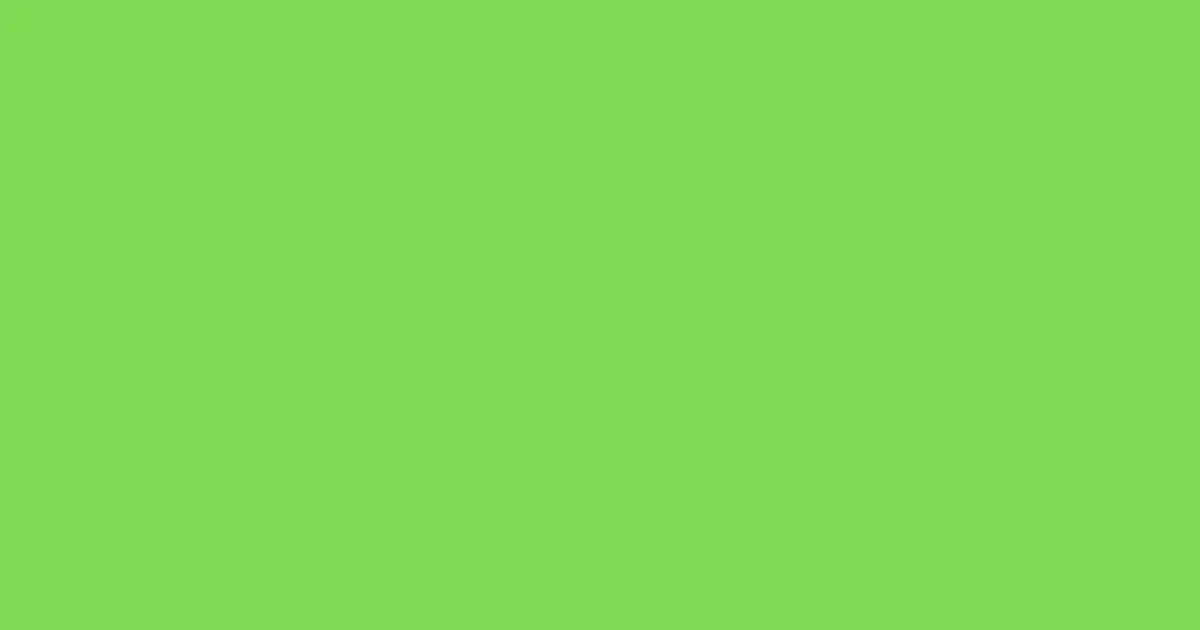 #7fda52 conifer color image