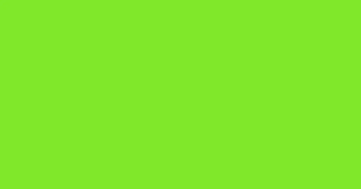 #7fe829 green lizard color image