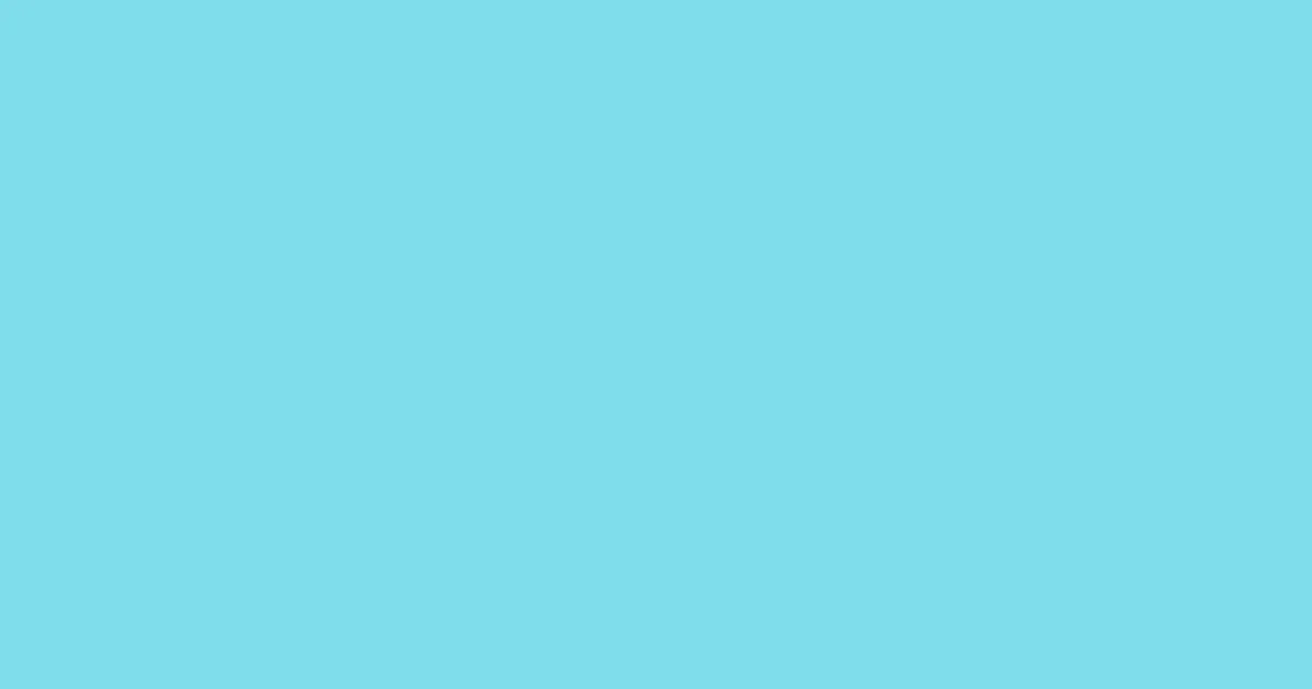 #80ddec sky blue color image