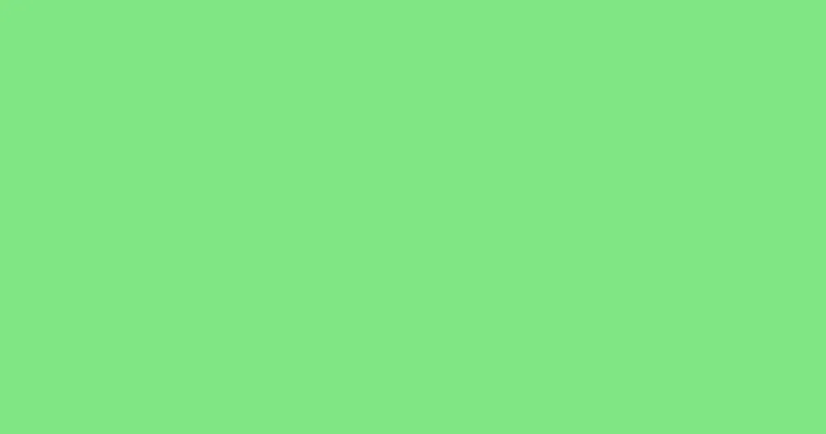#80e685 pastel green color image