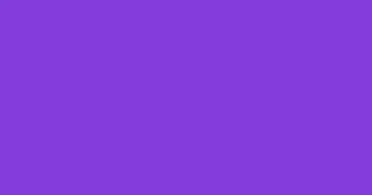 #813cd9 purple heart color image