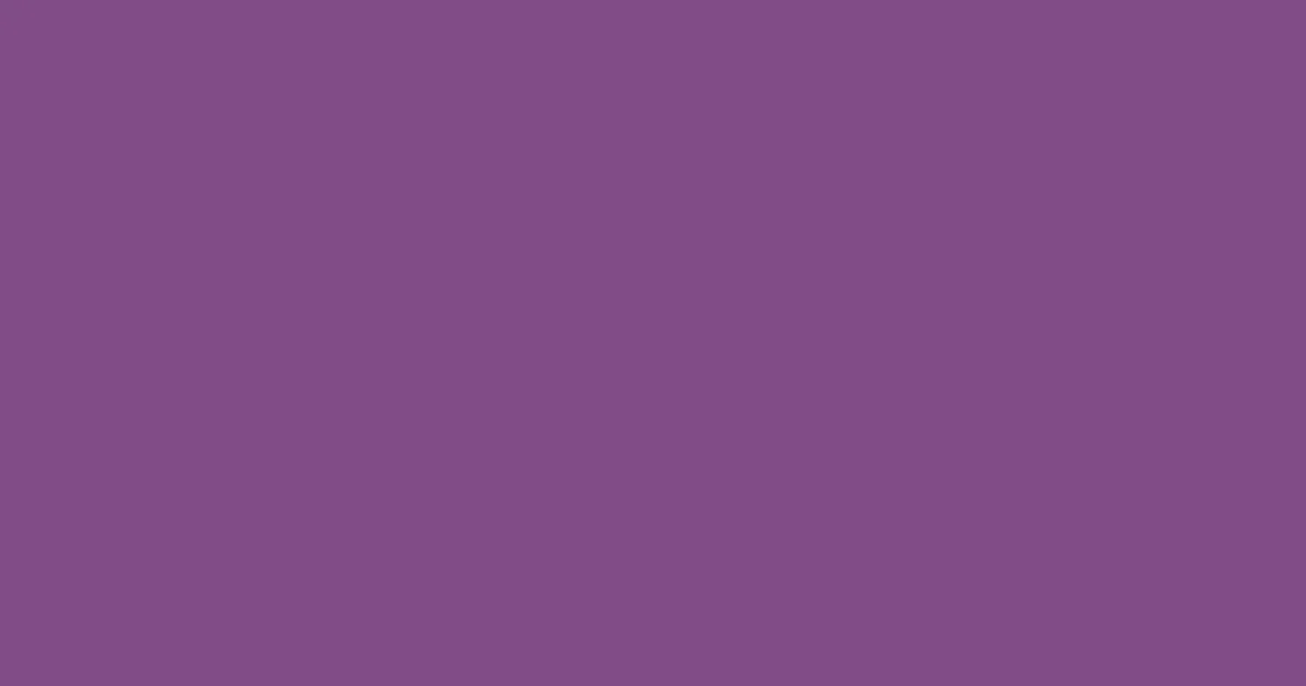 #814d87 vivid violet color image